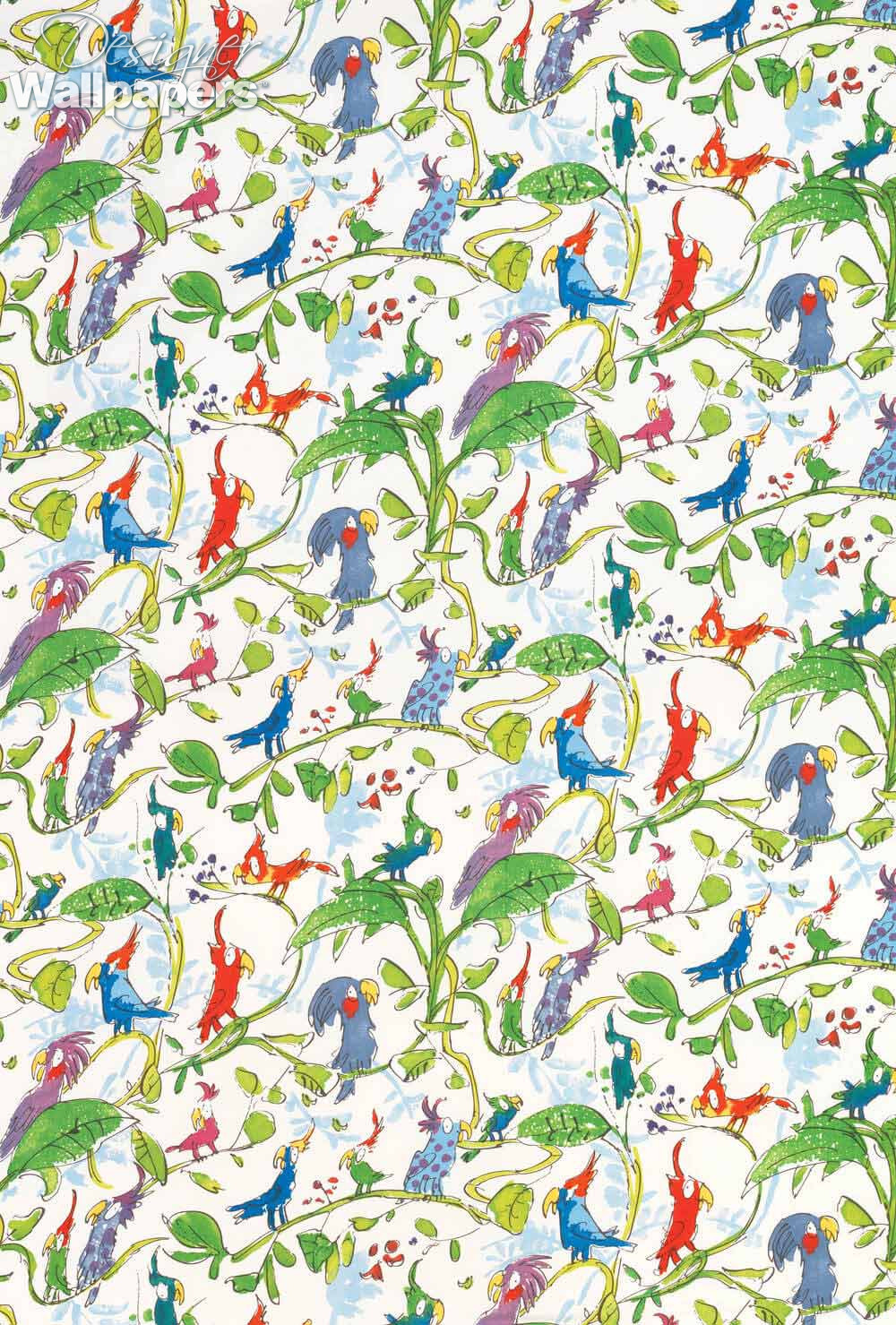 Osborne & Little Cockatoos Fabric - Free Next Day Delivery | Designer  Fabrics ™