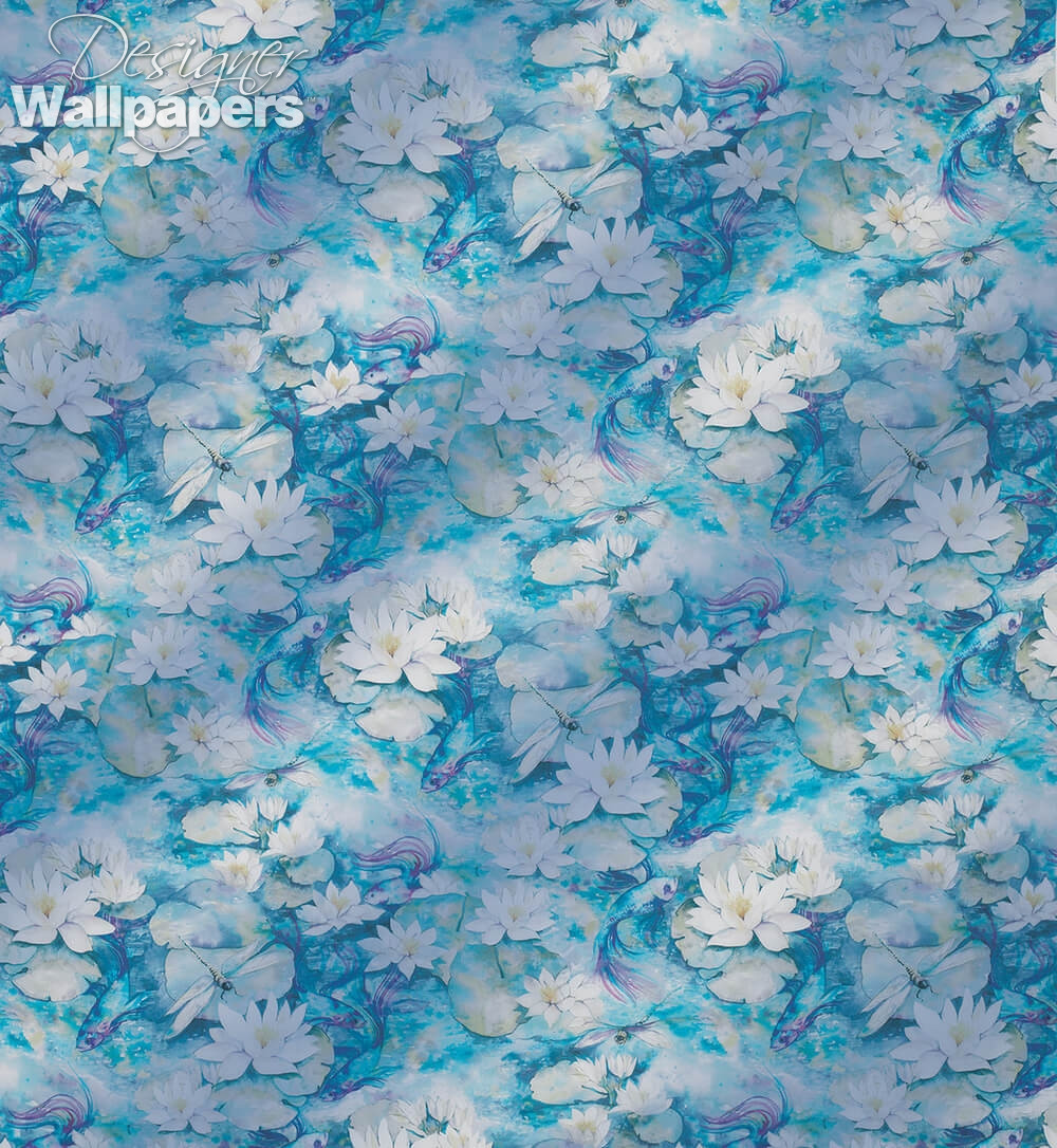 Matthew Williamson Water Lily Sheer Fabric Next Day Delivery