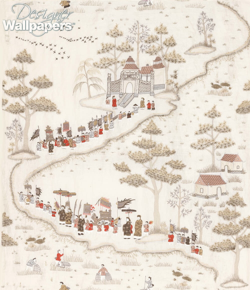 Nina Campbell Cathay Parade Fabric Next Day Delivery Designer Fabrics