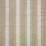 Osborne & Little SALON STRIPE F5951-02 Beige taupe background with cream and soft sage green stripes