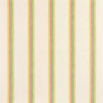 Osborne & Little KASHAN F6114-03 Cream background with coral pink, mint green and lemon yellow stripes
