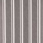 Osborne & Little KASHAN F6114-06 Charcoal grey background with crisp white vertical stripes