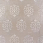 Osborne & Little ZECCA F6201-02 Warm beige with creamy white embellishments