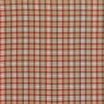 Osborne & Little ACHRAY F6254-05 Rustic red, cream and caramel brown with grey accents