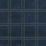 Osborne & Little BAVUL F6404-03 Deep navy blue with pale mint green grid lines