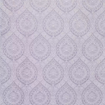 Osborne & Little ROSALIA DAMASK F6443-04 Delicate lilac purple with white lace-like detailing