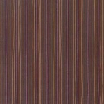 Osborne & Little BUKHARA F6452-01 Rich chocolate brown with purple and cream vertical stripes