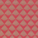 Osborne & Little SABALAN F6733-05 Vibrant coral pink with warm beige secondary tones