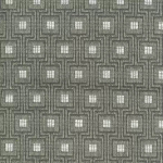 Osborne & Little VALLIN F6822-04 Muted sage green background with crisp white geometric squares