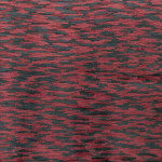 Osborne & Little GUIMARD F6824-03 Rich crimson red with charcoal grey accents