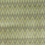 Osborne & Little ASTORIA F6836-01 Lime green and charcoal grey with pale beige background