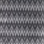 Osborne & Little ASTORIA F6836-02 Charcoal grey and silver with light grey background