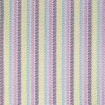 Osborne & Little BRUBECK F6872-01 Lavender purple, lime green and turquoise blue with navy accents