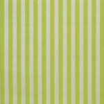 Osborne & Little BREEZE STRIPE F6882-01 Bright lime green and cream striped pattern with textured appearance