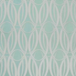Osborne & Little HOOPLA F6964-02 Soft mint green with crisp white geometric details