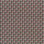 Osborne & Little PIQUET F6965-04 Magenta pink accents with taupe grey and beige weave