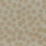 Osborne & Little RAINDROP F7003-07 Warm beige circles on cream background