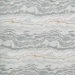 Osborne & Little PAMPERO F7160-01 Soft sage green and white with subtle beige accents