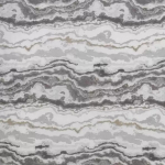 Osborne & Little PAMPERO F7160-02 Charcoal grey and white with taupe undertones