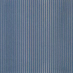 Osborne & Little AURA F7166-05 Dusty blue background with thin white vertical stripes