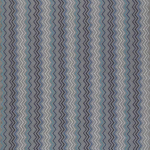 Osborne & Little TAGGIA F7174-02 Steel grey, navy blue and turquoise with silver accents