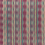 Osborne & Little ZOUINA F7274-03 Burgundy red with teal green and light beige highlights