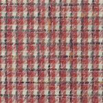 Osborne & Little BURLINGTON F7310-02 Rustic terracotta red with cream and grey accents