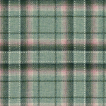 Osborne & Little JERMYN F7311-02 Sage green with forest green and soft pink highlights