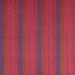 Osborne & Little SMOKEY F7322-01 Vibrant crimson red with navy blue and burnt orange accents