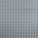 Osborne & Little JUKEBOX F7323-04 Teal blue, light grey and white with silver undertones