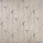 Osborne & Little REEDBIRDS F7371-03 Warm beige background with soft grey illustrative lines