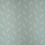 Osborne & Little SANDPIPER F7373-01 Soft sage green with white embroidered accents