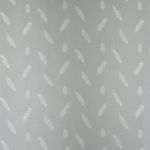 Osborne & Little SANDPIPER F7373-03 Pale dove grey with white embroidered elements