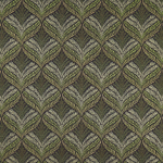 Osborne & Little SOTHERTON F7402-02 Olive green with forest green and beige accents