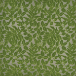 Osborne & Little DONWELL F7404-01 Olive green and sage foliage on light neutral grey background