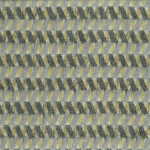Osborne & Little MOUFLON TWILL F7430-02 Charcoal grey and pale yellow with light grey background