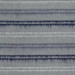 Osborne & Little MOUFLON STRIPE F7433-02 Slate grey fabric with navy blue striping and white highlights