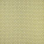 Osborne & Little CALATHEA F7442-01 Lime green and white geometric pattern with soft citrus undertones
