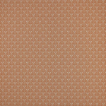 Osborne & Little CALATHEA F7442-02 Warm terracotta orange with cream geometric accents