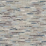 Osborne & Little REEF F7541-01 Beige and cream with navy blue and brown accents