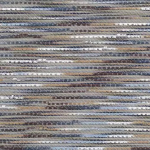 Osborne & Little WAVE F7542-01 Soft blue, light beige and chocolate brown with grey accents