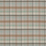 Osborne & Little CASSIANO F7573-03 Teal, taupe and grey on cream background