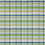 Osborne & Little CASSIANO F7573-04 Teal, lime green and sage on light grey background