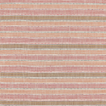 Osborne & Little TALAMANCA F7592-03 Coral, terracotta and tan with cream background