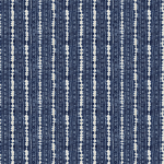 Osborne & Little MORINDA F7668-02 Deep indigo blue and cream with vertical stripe detail