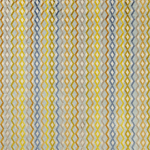 Osborne & Little BOSSA NOVA F7720-04 Soft yellow, duck egg blue and caramel on cream background