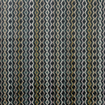 Osborne & Little BOSSA NOVA F7720-05 Charcoal black, sage green, antique gold and ivory pattern