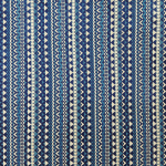Osborne & Little BOLERO F7725-03 Navy blue, turquoise and cream with geometric detailing