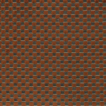 Osborne & Little ALISA F7741-03 Warm terracotta orange with charcoal grey background