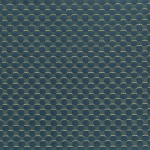 Osborne & Little ALISA F7741-06 Deep navy blue with muted teal undertones